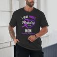 I Wear Purple In Memory For My Mom Dementia Awareness Unisex T-Shirt