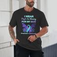I Wear Purple In Memory For My Son Overdose Awareness Unisex T-Shirt