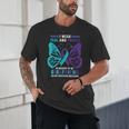 I Wear Teal And Purple In Memory Of My Girlfriend Unisex T-Shirt