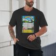 Women's Frutiger Aero Aesthetic Rainbow Glitch Art Unisex T-Shirt Women's Frutiger Aero Aesthetic Rainbow Glitch Art Unisex T-Shirt