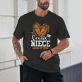 Women's Senior Niece Class Of 2026 Basketball Graduation Heart Unisex T-Shirt