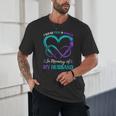 Women's I Wear Teal & Purple In Memory Of My Husband Unisex T-Shirt Women's I Wear Teal & Purple In Memory Of My Husband Unisex T-Shirt