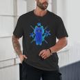 Yk2 Grunge Earthy Blue Cat With Stars Tomboy 90s Nostalgia Unisex T-Shirt Yk2 Grunge Earthy Blue Cat With Stars Tomboy 90s Nostalgia Unisex T-Shirt