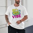90's Vibe Retro Style Cassette Tape Nostalgia 1990s Party Premium Tri-Blend Unisex T-Shirt