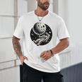 Astronaut Aesthetic Holding Moon Balloon Planets Introvert Unisex T-Shirt