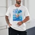 Frutiger Aero Aesthetic Tech Bubble Tea Boba Milktea Fishes Raglan Baseball Tee Unisex T-Shirt Frutiger Aero Aesthetic Tech Bubble Tea Boba Milktea Fishes Raglan Baseball Tee Unisex T-Shirt