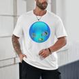 Frutiger Aero Aesthetic Tech Orb Fishes Raglan Baseball Tee Unisex T-Shirt Frutiger Aero Aesthetic Tech Orb Fishes Raglan Baseball Tee Unisex T-Shirt