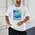 Frutiger Aero Skeuomorphism User Interface Nostalgia Premium Tri-Blend Unisex T-Shirt
