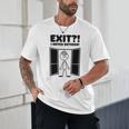 Irony Sarcasm Introvert Dry Humor Cartoon Comic Geek Nerd Unisex T-Shirt