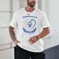 In Memory Of Great Grandpa Colon Cancer Awareness Memorial Raglan Baseball Tee Unisex T-Shirt