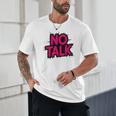 No Small Talk Zone – Introvert Quote Unisex T-Shirt
