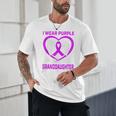 Purple In Memory Of Granddaughter Epilepsy Memorial Graphic Unisex T-Shirt Purple In Memory Of Granddaughter Epilepsy Memorial Graphic Unisex T-Shirt
