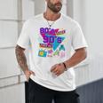 Retro 1980s 80's Baby 1990s 90's Made Me Nostalgia Birthday Premium Tri-Blend Unisex T-Shirt