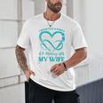 I Wear Teal & Purple In Memory Of My Wife Unisex T-Shirt I Wear Teal & Purple In Memory Of My Wife Unisex T-Shirt