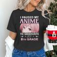 8th Grade Graduation Anime 2024 Graduate Middle School Girls Unisex T-Shirt