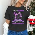Alzheimer's Awareness I Wear Purple In Memory Of My Grandma Unisex T-Shirt