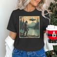 Bigfoot Sasquatch Alien Spaceship UFO Introvert Bruh Unisex T-Shirt Bigfoot Sasquatch Alien Spaceship UFO Introvert Bruh Unisex T-Shirt