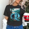 Bigfoot Sasquatch Loch Ness Monster Introvert Bruh Unisex T-Shirt