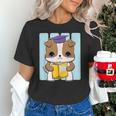 Bulldog Anime Pup Graduation Unisex T-Shirt