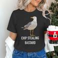 Chip Stealing Seagull Men Women Seaside Holiday Memory Unisex T-Shirt Chip Stealing Seagull Men Women Seaside Holiday Memory Unisex T-Shirt