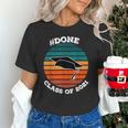 Class Of 2021 Done Senior Graduation Retro Sunset Unisex T-Shirt