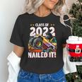 Class Of 2022 Monster Truck Graduation Cap Retro Sunset Boy Unisex T-Shirt