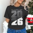 Class Of 2026 High School Senior Graduation Grey Sport Style Unisex T-Shirt