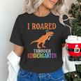 Dinosaur Graduation I Roared Through Kindergarten T-Shirt Unisex T-Shirt