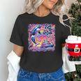EAT THE RICH 90S NOSTALGIA WHALE ORCA YAHCT RETRO Unisex T-Shirt