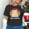Ew People Introvert Cat Lover Crazy Colorful Cat Lady Unisex T-Shirt Ew People Introvert Cat Lover Crazy Colorful Cat Lady Unisex T-Shirt