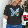 Frutiger Aero Aesthetic Butterfly Computer Fishes Scenery Unisex T-Shirt