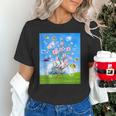 Frutiger Aero Aesthetic Tech Cherry Blossom Fishes Bubbles Unisex T-Shirt Frutiger Aero Aesthetic Tech Cherry Blossom Fishes Bubbles Unisex T-Shirt