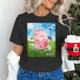 Frutiger Aero Aesthetic Tech Kawaii Strawberry Milk Fishes Unisex T-Shirt