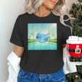 Frutiger Aero Y2k Aesthetic Palm Trees Cyber Beach World Unisex T-Shirt