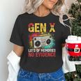 Gen X Lots Of Memories No Evidence Retro Nostalgia Humor Unisex T-Shirt