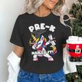 Girls Dabbing Unicorn Pre-K PreSchool Nailed It Graduation Unisex T-Shirt