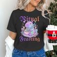 Goth Capybara Ramen Ritual Feasting Soft Introvert Art Unisex T-Shirt Goth Capybara Ramen Ritual Feasting Soft Introvert Art Unisex T-Shirt