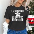 I Graduated I Survived High School Graduation Unisex T-Shirt