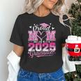 Graduation 2025 Proud Mom Of 2025 Graduate Floral Women Unisex T-Shirt