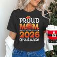 Graduation Basketball Retro Proud Mom Of A 2026 Graduate Unisex T-Shirt