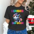 Graduation I Crushed 2nd Grade Unicorn Girls Grad Magical Unisex T-Shirt
