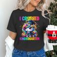 Graduation I Crushed Kindergarten Unicorn Girls Grad Magical Unisex T-Shirt