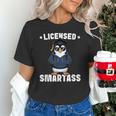 Graduation Penguin Licensed Smartass Graduate Unisex T-Shirt