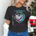 Heart Graphic In Memory Of Aunt Suicide Awareness Prevention Unisex T-Shirt Heart Graphic In Memory Of Aunt Suicide Awareness Prevention Unisex T-Shirt