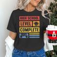 High School Level Complete Class Of 2024 Senior Graduation Unisex T-Shirt