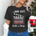 Homeland Security Degree Graduation Film Clapper Unisex T-Shirt