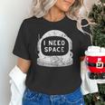 Introvert Space Helmet I Need Space Men Women Unisex T-Shirt