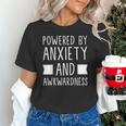 Introverts Social Anxiety Powered By Anxiety And Awkwardness Unisex T-Shirt