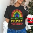 It's Way Too Peopley Outside Anti Social Introvert Unisex T-Shirt It's Way Too Peopley Outside Anti Social Introvert Unisex T-Shirt