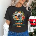 Keep Calm And Remember The 80s Retro Vintage Nostalgia Unisex T-Shirt